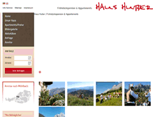 Tablet Screenshot of haus-huber.eu